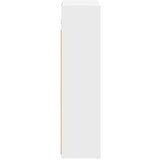  Kopalniška ogledalna omara s polico Bela 43 x 16 x 62.5 cm, (5000233115) | Shoptok.si