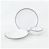 My Ceramic 12-dijelni set bijelog keramičkog posuđa Simply