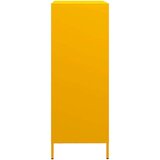 vidaXL Visoka omara gorčično rumena 68x39x103,5 cm jeklo | Shoptok.si
