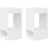  Konačna Stolić 2 pcs Bijelo 30 x 30 x 56 cm Konstruirano drvo | shoptok.hr