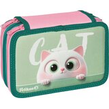 Pelikan pernica Happy Animals 3 zip s priborom - dezen 4 (mačka) | shoptok.hr