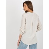 RUE PARIS Shirt-WN-KS-VE51.30X-light beige | Shoptok.si