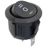  Okrugli crni prekidač 21mm, 3pola/3pina | Eponuda.com