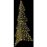vidaXL Božićno drvce s 240 LED svjetlima Topla bijela 180 cm Ratan | shoptok.hr