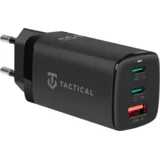 Hišni polnilec adapter FlashBang 2.0 Gun Fast Charge PD 65W vhod 1x USB A in 2x Type C črn