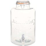 vidaXL Vrč za vodo s pipo XXL prozoren 8 L steklen | Shoptok.si
