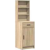 vidaXL Set od 3 Sonoma hrast Konstruirano drvo Srednje Set za toalet | shoptok.hr