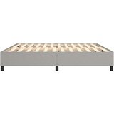  Za krevet s oprugama svjetlosivi 200x200 cm od tkanine | shoptok.hr