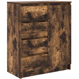 vidaXL Komoda s ladicama dimljeni hrast 71x35x84 cm konstruirano drvo | shoptok.hr
