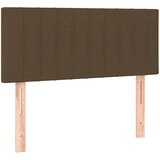  s oprugama i madracem LED tamnosmeđi 120x190 cm tkanina | shoptok.hr