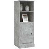 vidaXL Visoka omarica betonsko siva 36x35,5x103,5 cm inženirski les | Shoptok.si