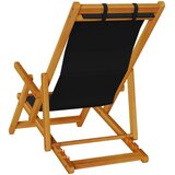  Ležaljka s jastukom 2 pcs Smeđa Čvrsto drvo akacije | shoptok.hr