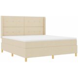  s opruga kutije s LED trakama Krema 180 x 200 cm tkanina | shoptok.hr