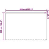  Čipkasta zavjesa sa zavjesama Bijelo 260 x 400 cm Poliester | Eponuda.ba