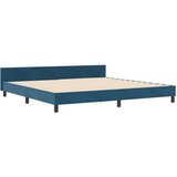  Krevet Okvir Tamnoplavi 200x200 cm Baršun | shoptok.hr