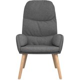  Stolica za opuštanje s tabureom svjetlosiva od tkanine | shoptok.hr