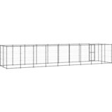  kavez za pse s krovom čelični 21,78 m² | Eponuda.ba