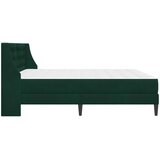  Okvir kreveta s madracem Tamnozelena 200 x 200 cm Baršun | shoptok.hr