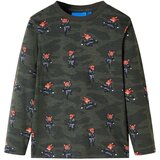  Dječja pidžama s dugim rukavima kaki 128 | shoptok.hr