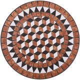 Bistro stolić s mozaikom smeđi 60 cm keramički | shoptok.hr