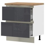 Jela DONJI ELEMENT R-80-2MBOX / 5 ZA KUHINJE INFINITY (VIE BOJA) -Antracit, visoki sjaj Cijene