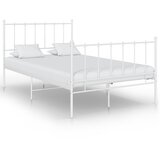  Okvir za krevet bijeli metalni 120 x 200 cm | shoptok.hr