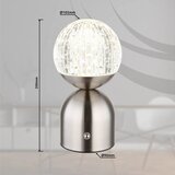 Globo 21007N-LED Stolna lampa JULSY sa dodirnim prigušiva LED/2,5W/3,7V 2700/4000/6500K mat | Eponuda.com