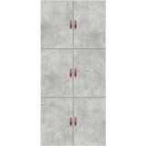  posteljni okvir s predali, inženirski les, betonsko siva, 90×200×31,5 cm | Shoptok.si