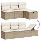  8-dijelni set vrtnih sofa od poliratana s jastucima bež | shoptok.hr
