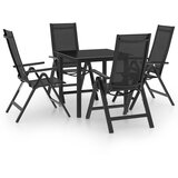  5-dijelni vrtni blagovaonski set aluminijski antracit | shoptok.hr