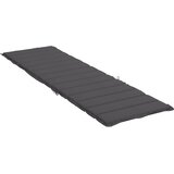  Jastuk za ležaljku antracit 200 x 60 x 3 cm od tkanine Oxford | Eponuda.com