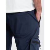 Ombre Men's JOGGER pants with zippered cargo pockets - navy blue | Eponuda.ba
