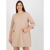 RELEVANCE Dress-RV-SK-6274.36P-camel | Shoptok.si