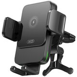 XO auto drzac WX041 sa bezicnim induktivnim punjacem 15W crni za ventil | ePonuda.com
