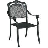  Vrtna stolica 2 pcs Crna 55 x 55 x 92,5cm Aluminij | shoptok.hr