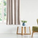 Restilo zasłona VELVET kolor ciepły beż szarfa upinająca styl klasyczny taśma materiał velvet 140x270 | shoptok.hr