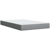  Krevet s oprugama i madracem svjetlosivi 120x190 cm od tkanine | shoptok.hr