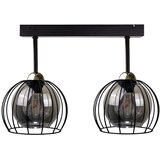  Plafonski luster SOLO BLACK 2xE27/60W/230V crna/zlatna | Eponuda.com