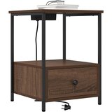  Noćni ormar 2 pcs Smeđi hrast 42 x 41 x 56 cm Konstruirano drvo | Eponuda.ba
