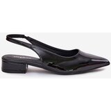 Boto Lacquered Ballerinas On Low Heel Black Testori | shoptok.hr