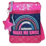 Movom torba na rame Teget GLITTER RAINBOW 30.455.21
