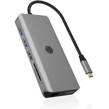 Raidsonic ICY BOX IB-DK4061-CPD Wired USB 3.2 Gen 1 (3.1 Gen 1) Type-C Grey | shoptok.hr