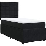 Box spring krevet s madracem crni 80 x 200 cm baršunasti | shoptok.hr