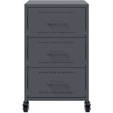 vidaXL Nočna omarica antracit 36x39x59 cm jeklo | Shoptok.si