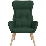  Stolica za opuštanje od tkanine tamnozelena | shoptok.hr
