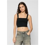 Urban Classics Women's Cropped Top 2-Pack Black/White Cene