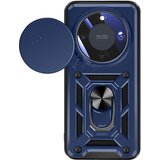 Oem Mayaxess, Ovitek za Honor Magic 8 Lite – drsni pokrov kamere in magnetni obroč, Nočno modra, (5000274213) | Shoptok.si