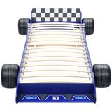  Dječji krevet trkaći auto 90x200 cm plavi | shoptok.hr