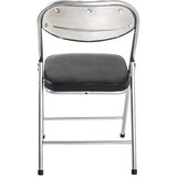 XORA ZLOŽLJIV SEDEŽ, kovina, tekstil črna, barve aluminija | Shoptok.si