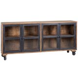 Ixia Vitrina od masivnog manga u prirodnoj boji 160x71 cm – | shoptok.hr